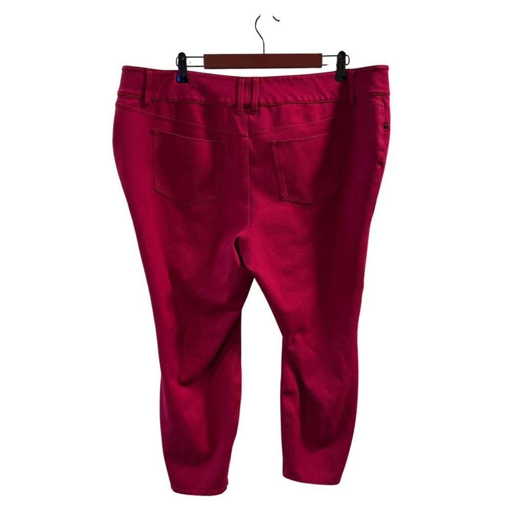 Torrid Women’s Fuchsia Ankle Slacks Size 22 - Picture 2 of 5
